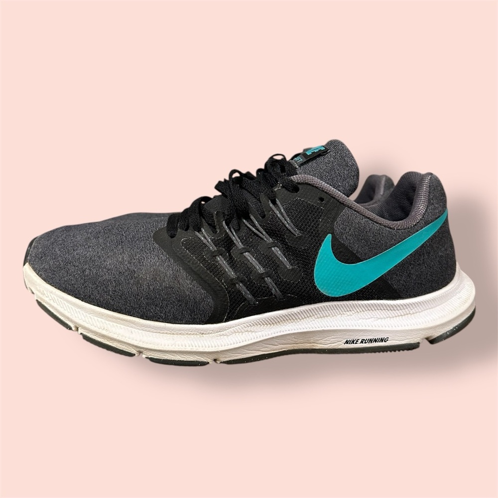 Nike Gray and Teal Athletic Shoes